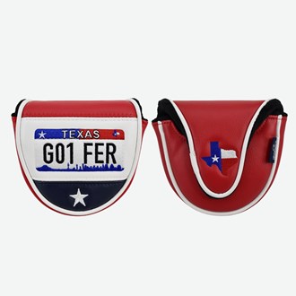 PRG Originals, Texas, Mallet Putter Cover - Wht/Navy
